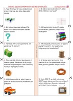 Bölme problemleri interaktif defter etkinliği