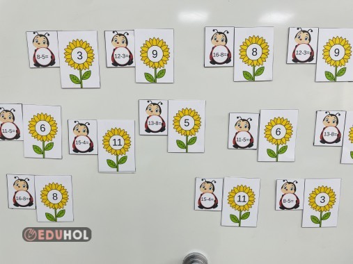 Çıkarama işlemi eşleştirme yarışması