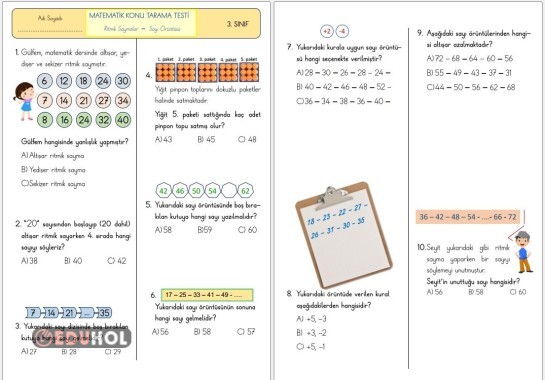 Ritmik Saymalar-Örüntü