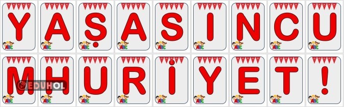 YAŞASIN CUMHURİYET pano başlığı