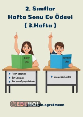 Hafta Sonu Ev Ödevi(3.Hafta)
