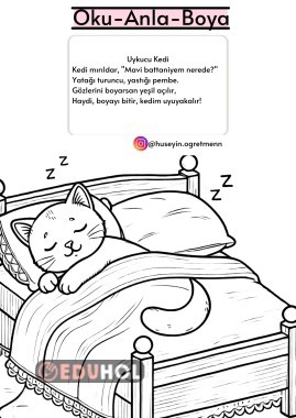 Oku-Anla-Boya(Uykucu Kedi)