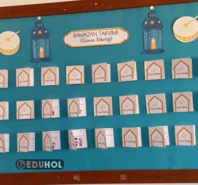 Ramazan Takvimi-Günün Etkinliği Pano