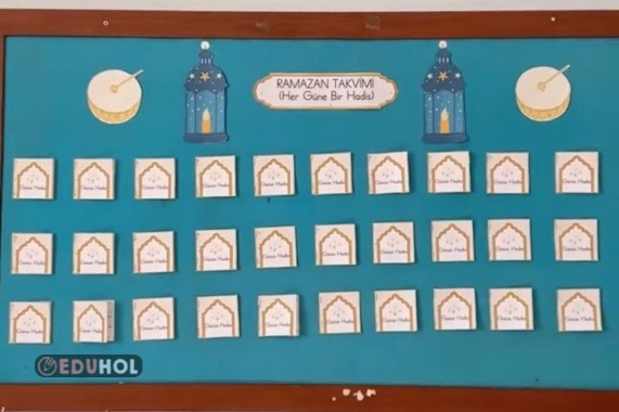 Ramazan Takvimi-Her Güne Bir Hadis Pano