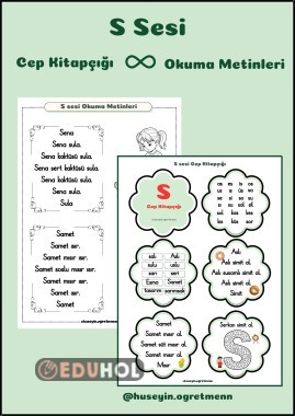 S sesi Cep Kitapçığı ve Okuma Metinleri