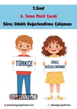 Türkçe 6.Öğrenme Alanı Süreç Odaklı Değerlendirme Çalışması