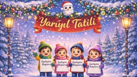 Dijital Yarıyıl Tatil Karne Panosu