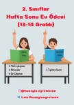 Hafta Sonu Ev Ödevi(13-14 Aralık)