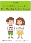 Hayat Bilgisi 5. Tema Süreç Odaklı Değerlendirme Çalışması