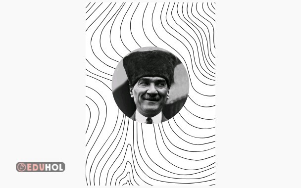 Atatürk mandala boyama sayfaları