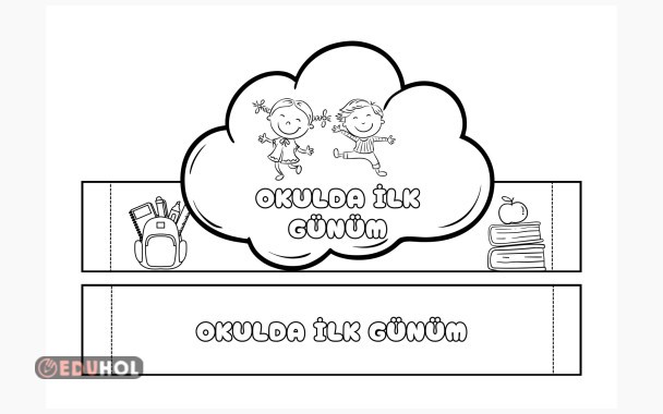 okulda ilk günüm taçları