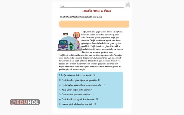 trafiğin tanımı ve önemi