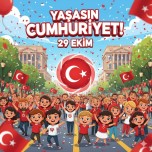 Cumhuriyet bayramı pano 20 A4 boyutunda