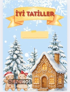 İyi Tatiller karne dosyası kapağı