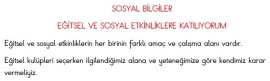 4.Sınıf eğitsel ve sosyal etkinliklere katılıyorum