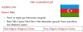 Sosyal Bilgiler-Türk Cumhuriyetleri