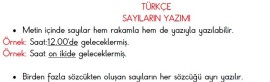 Türkçe-Sayıların yazımı