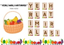 ''Yerli Malı Hatırası'' Pano Yazısı...