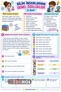 Bilim İnsanlarının Genel Özellikleri