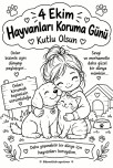 4 Ekim Hayvanları Koruma Günü