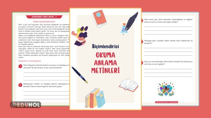 Biçimlendirici Okuma Anlama Çalışması 8 - Sihirli Kelimelerin Gücü