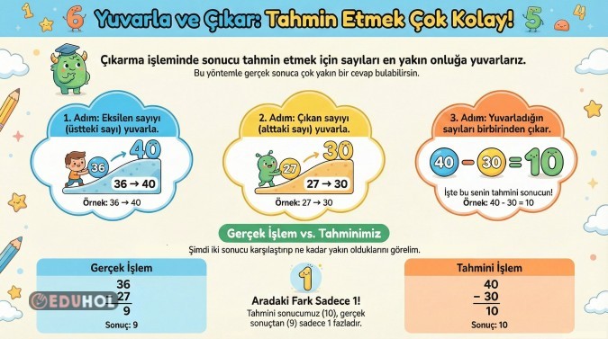 Çıkarma İşleminin Sonucunu Tahmin Etme