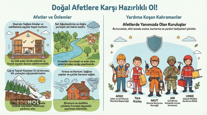 Doğal Afetler Afişi