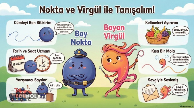Nokta ve Virgül ile Tanışalım!