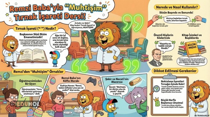 Remzi Baba'yla  Muhtişim  Tırnak İşareti Dersi