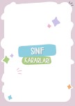 Sınıf Kararları/Kuralları