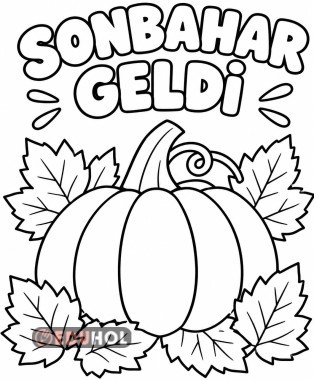 1.sınıf sonbahar boyama