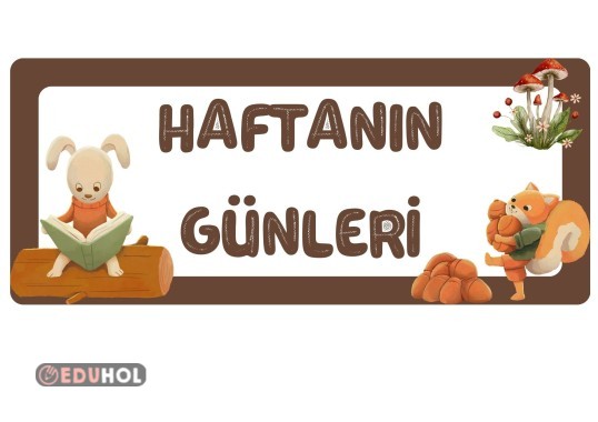 haftanın günleri pano
