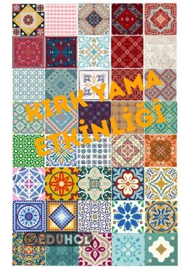 KIRKYAMA ETKİNLİĞİ DESENLERİ VE ŞABLONU