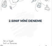 2.SINIF TÜRKÇE DERSİ MİNİ DENEME