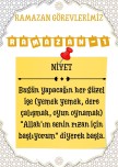 RAMAZAN AYI TAKVİMİNDEKİ DEĞERLER İLE İLGİLİ GÖREVLER