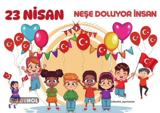 16 PARÇA 23 NİSAN AFİŞİ