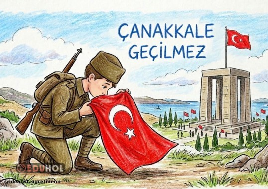 ÇANAKKALE GEÇİLMEZ 15 SAYFA POSTER
