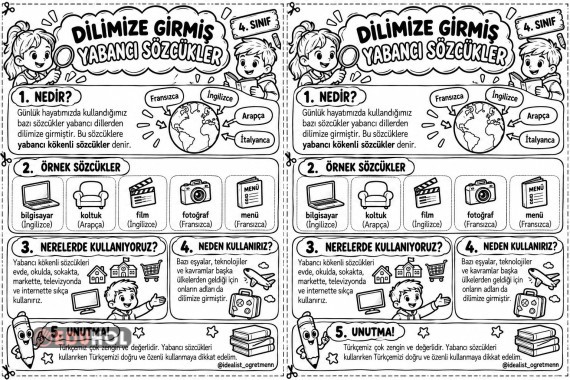 DILIMIZE GIRMIS YABANCI SOZCUKLER(RENKSIZ)