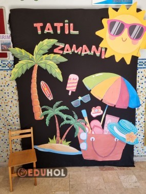 KARNE PANOSU TATİL ZAMANI YAZISI