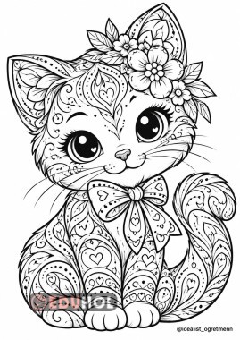 KEDİ BOYAMA
