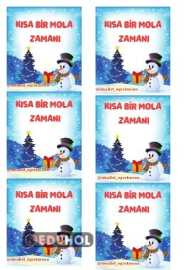KISA BİR MOLA ZAMANI