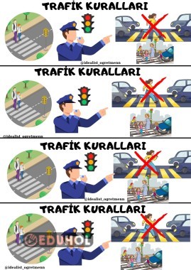 Trafik Kuralları Defter Notu Görseli
