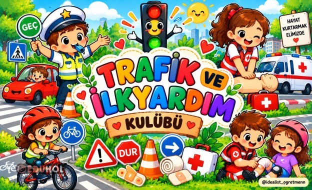TRAFİK VE İLKYARDIM KULÜBÜ PANO VEYA DOSYA BAŞLIĞI