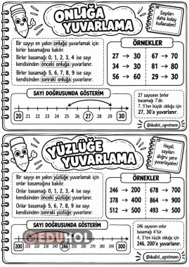 YUVARLAMA GÖRSELLİ DEFTER NOTU RENKSİZ
