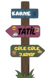 Karne panosu(3.sınıf )