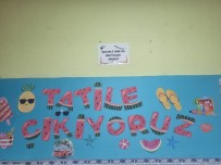 TATİLE ÇIKIYORUZ PANO YAZISI