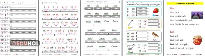 1.SINIF İLKOKUMA YAZMA Ç SESİ FASİKÜL1