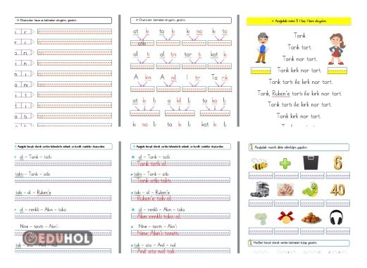 1.SINIF İLKOKUMA YAZMA I SESİ HECE KELİME, KARESEL, DEĞERLENDİRME