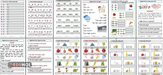 1.SINIF İLKOKUMAYAZMA Ğ SESİ FASİKÜLÜ ❤️