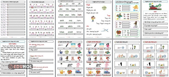 1.SINIF İLKOKUMAYAZMA J SESİ FASİKÜLÜ ❤️